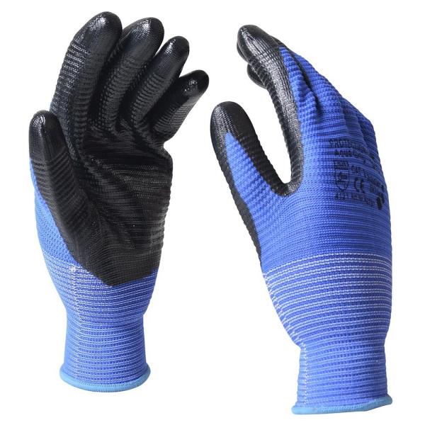 Handschuhe Gr. 8'  9' 10' Aqua Grip Nitril